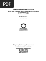 Quality and Test Specifications HEAVY DU