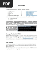 Crear Proyecto Angular 5