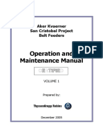M-020 Volume 1 Manual Belt Feeders