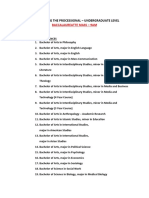 Order of Processional Undergraduate Level Bacc Masses