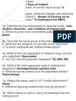 Physiology 3RD Test Steeplechase Revision 2023