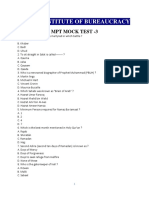 MPT Mock Test 3