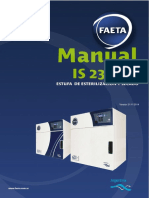 Manual Estufa de Esterilizacion Faeta IS2300 V - 21-11-2014