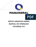 Manual de Operação Uscamaq 21C