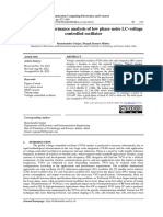 Design and Performance Analysis of Low Phase Noise LC-voltage Controlled Oscillator