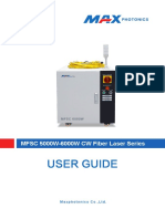 Maxphotonics MFSC 5000W-6000W CW Fiber Laser Series User Guide Manual