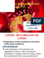 CB - Unit4 - Regulation of Lipid Metabolism and Ketone Bodies