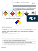 Lista de Exercicios - Lab. de Quimica Organica