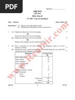 12BBA Sem.-Ii CC-109 Cost Accounting-2