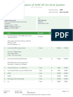 5kW On Grid Solar System Price With Subsidy Scheme