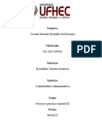 Contabilidad Administrativa Proyecto III