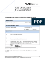 LA023647 Assn5 Answer Sheet CPCCBC4010B UNGRADED Ed1