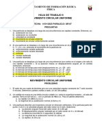 Hoja de Trabajo 06 - Movimiento Circular Uniforme Preguntas