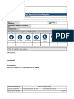 Safe Work Instruction Template Backup