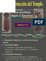 Profetas Ageo y Zacarías