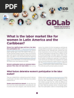 What Is The Labor Market Like For Women in Latin America and The Caribbean