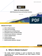Mech LND 18.0 M03 Modal Analysis