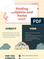 Finding Subjects Dan Verbs