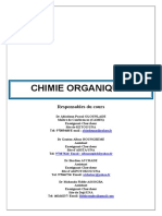 Note de Cours - Chimie Orga I 2022