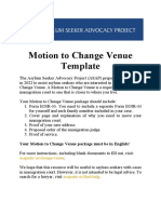 2022.04.26 English Change of Venue Full Packet