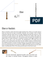 Presentation On The Oboe