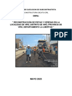 Informe 4 de Subcontratista Asfalto