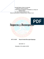 Tarea No. 5 Seguro y Reaseguros