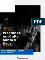 Subsídios - Jovens - Prestando Um Culto Santo A Deus N° 05 - 2° TM 2023