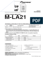 M-LA21 Service Manual