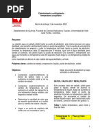 Informe Curvas de Calentamiento y Enfriamiento PDF