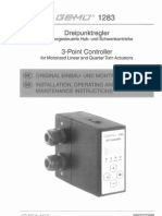 GEMU-1283 (3 Point Controller) Operation Instructions