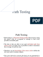 Path & Fault Testing