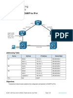 4.1.2 Lab - Troubleshoot Eigrp For Ipv4