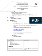 DONE LESSON PLAN - Weather and Climate