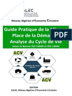 Guide Pratique de La Mise en Place de La Demarche Analyse de Cycle de Vie