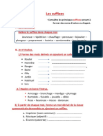 (Les Suffixes) Je Mévalue Et Je Mentraîne