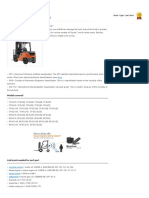 Toyota Forklift Fluid Specs