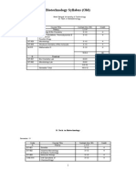 Biotechnology Syllabus Old