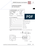 SEW Motor Dimensions