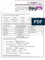 Tarea de Ingles Preposiciones Documento de Word Primera Parte