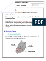 L'usure de L'outil - PROF