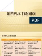 Simple Tenses Present, Past, Future