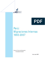 Inei - Peru Migraciones