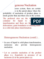 Heterogeneous Nucleation