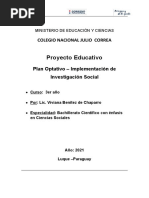 Proyecto Plan Optativo  