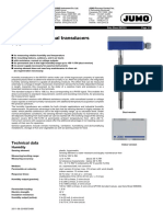 Hygro/hygrothermal Transducers (Hygrometric) : Technical Data