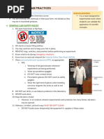 CHEM LAB1 Lab Safety and Apparatuses