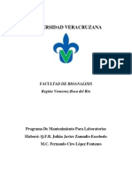 Programa de Mantenimiento para Laboratorios