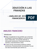 Análisis de Estados Financieros