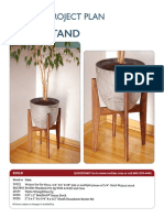 Modern Plant Stand Plan